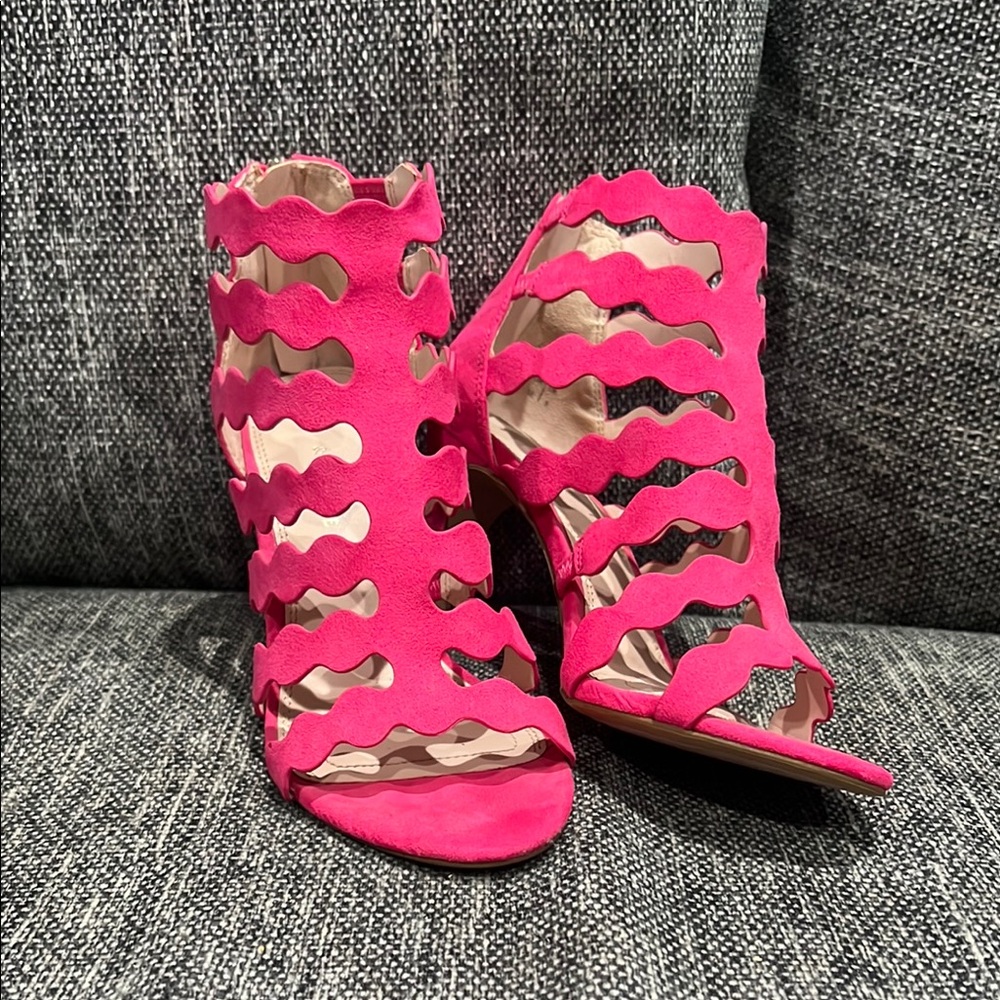 Kelly & Katie Pink Strappy Heels